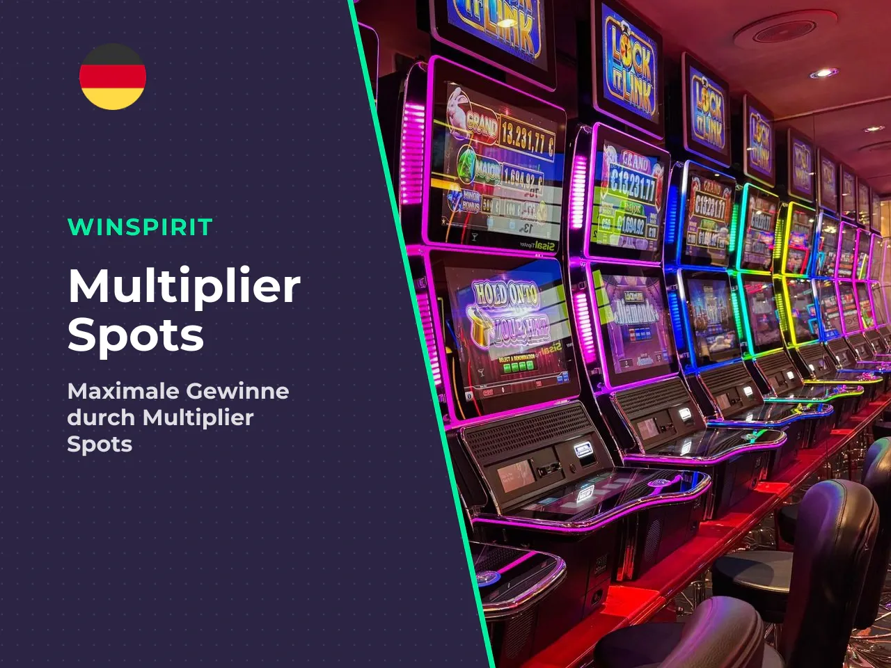 9 Multiplier Spots und steigende Multiplikatoren
