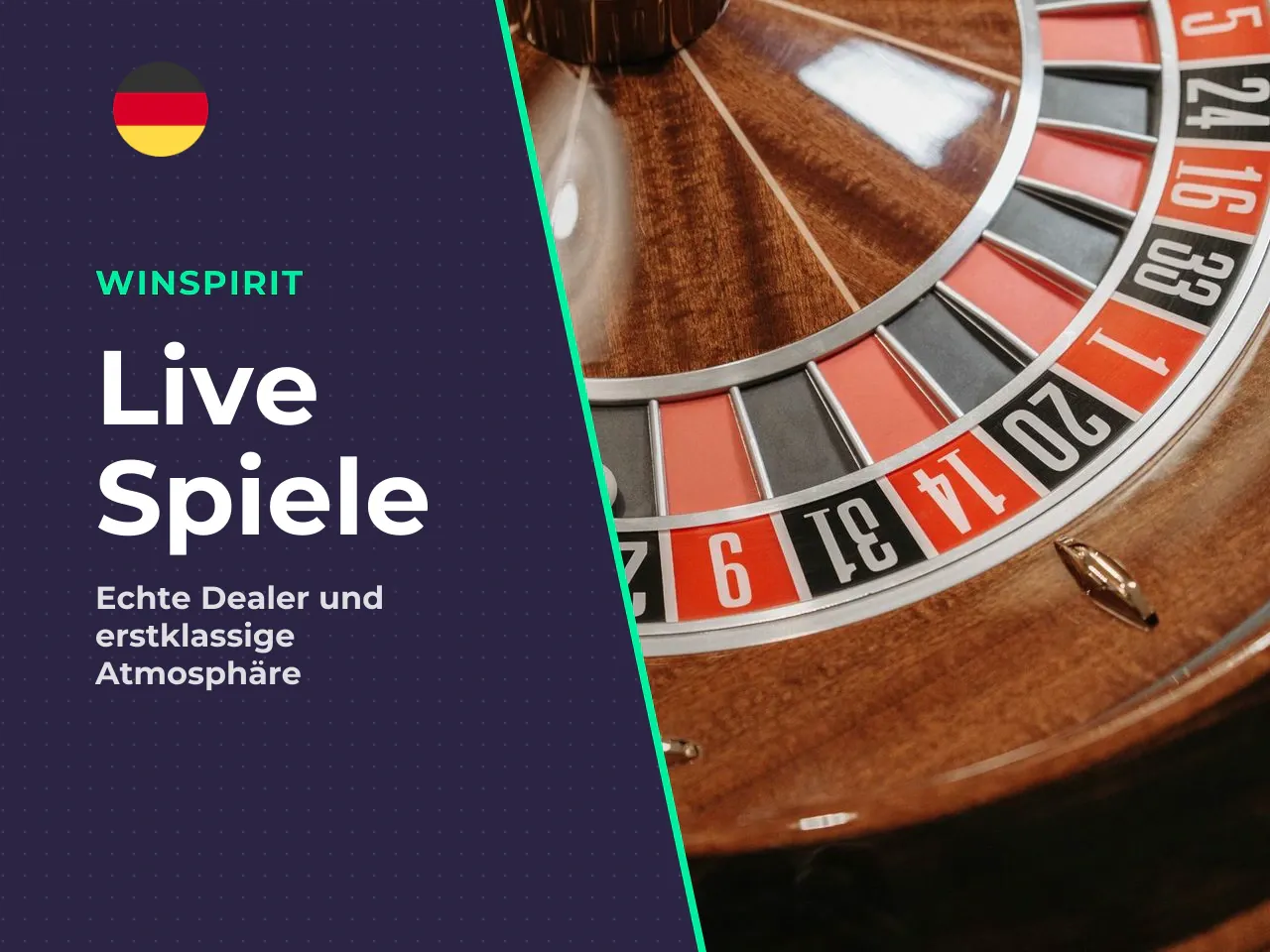 Live-Spiele bei Winspirit Casino. Die Vielfalt