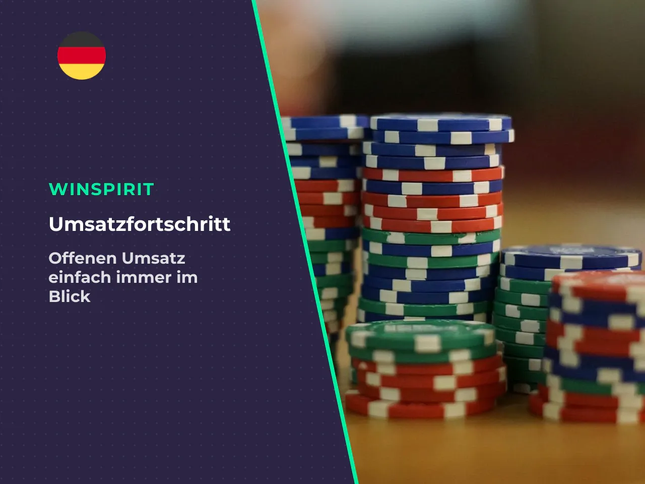 6.1 Umsatzfortschritt im Spielerkonto prüfen UI-Anleitung