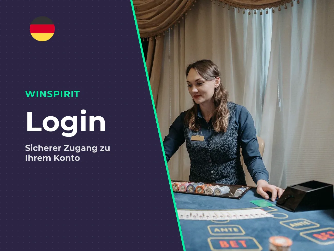 Login bei Winspirit Casino über die