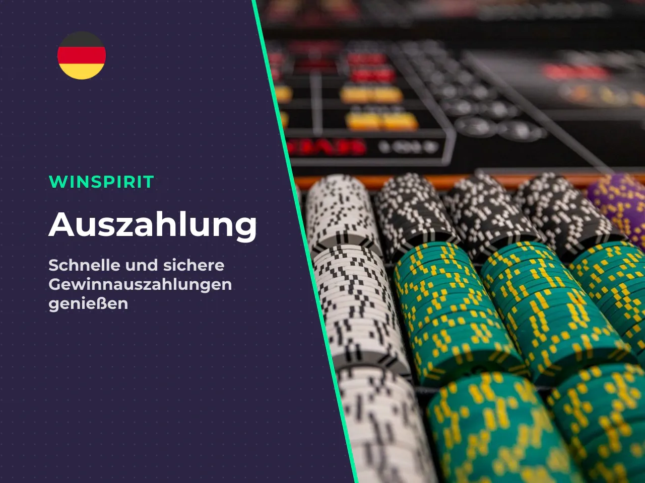 6.1 Auszahlung im Konto anfordern. Der