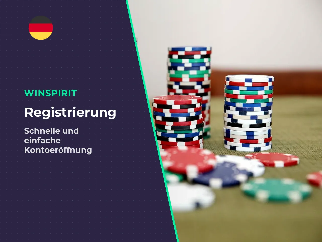 2.2. Registrierung bei Winspirit und Kontoeröffnung