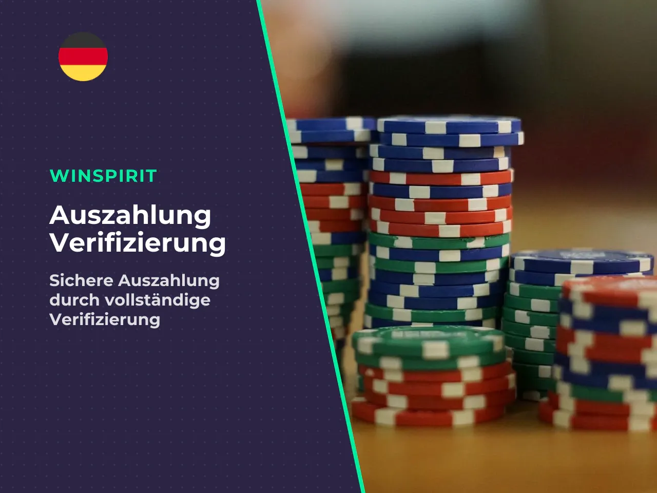 Auszahlung von Gewinnen und Kontoverifizierung. Die