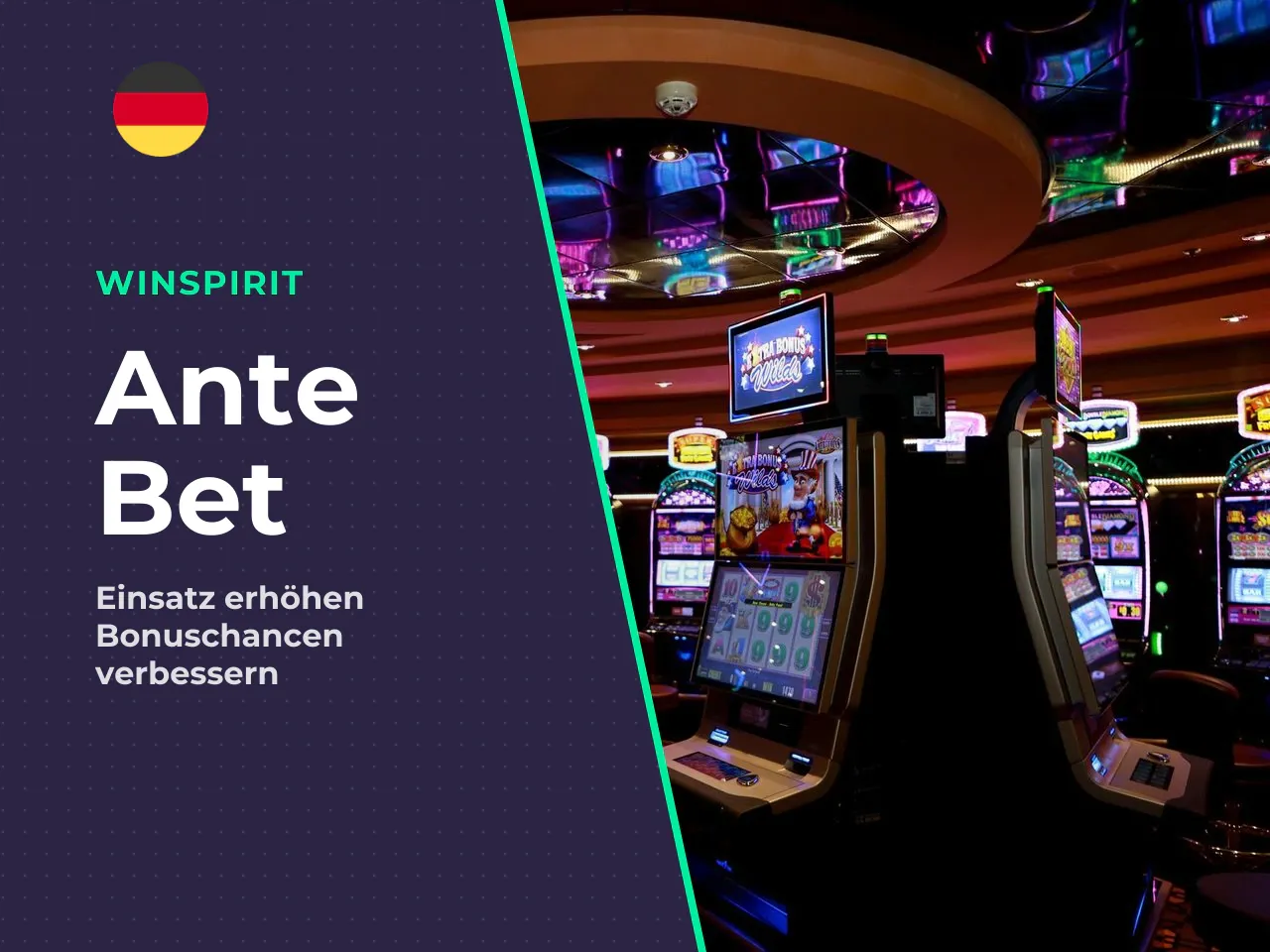 Ante Bet 1,5 . Der Ante