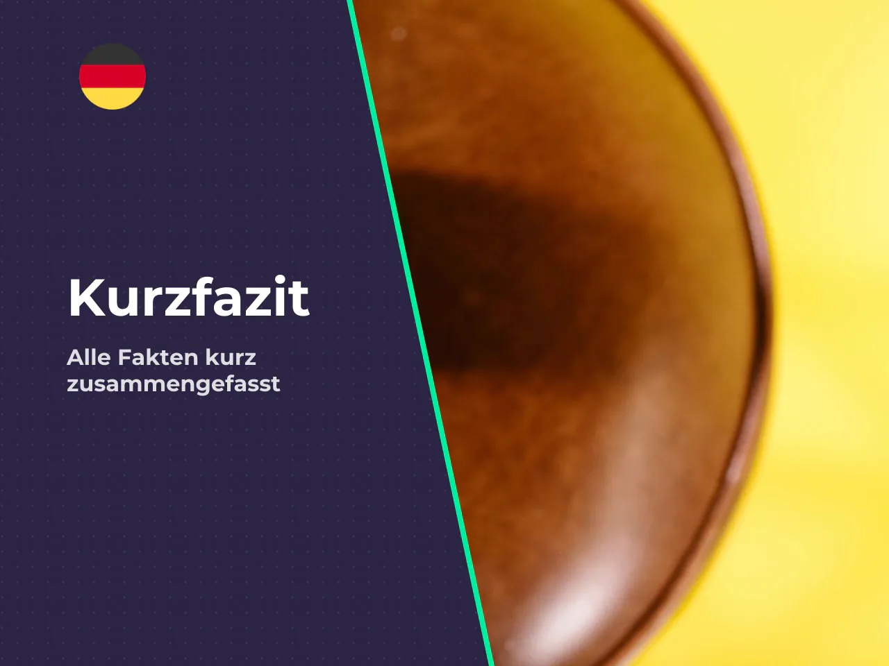 Kurzfazit die wichtigsten Fakten in 60