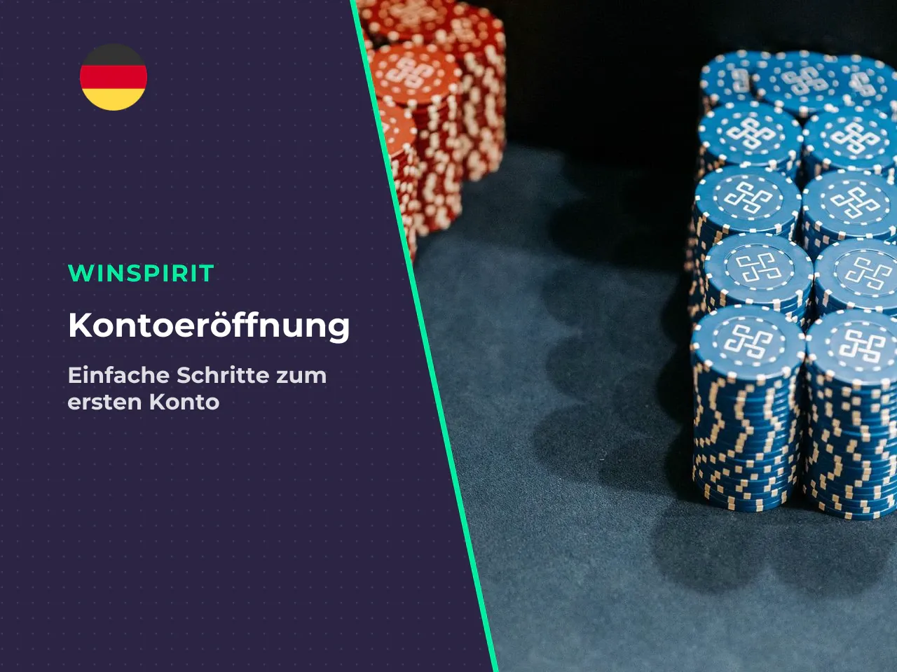 Registrierung und Kontoeröffnung vor der Einzahlung