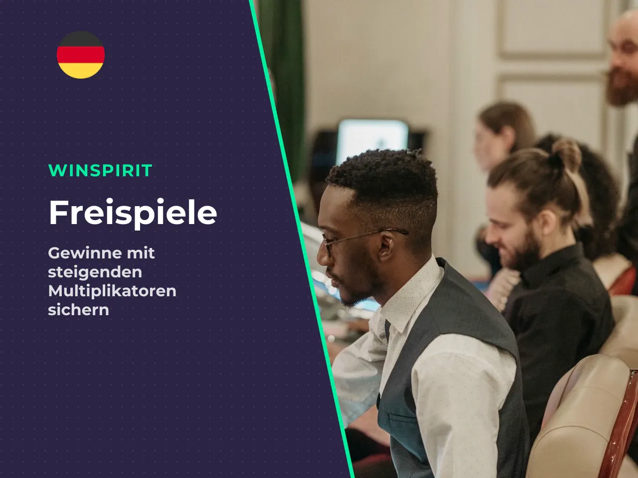 Freispiele mit steigenden Multiplikatoren. Laufen mindestens