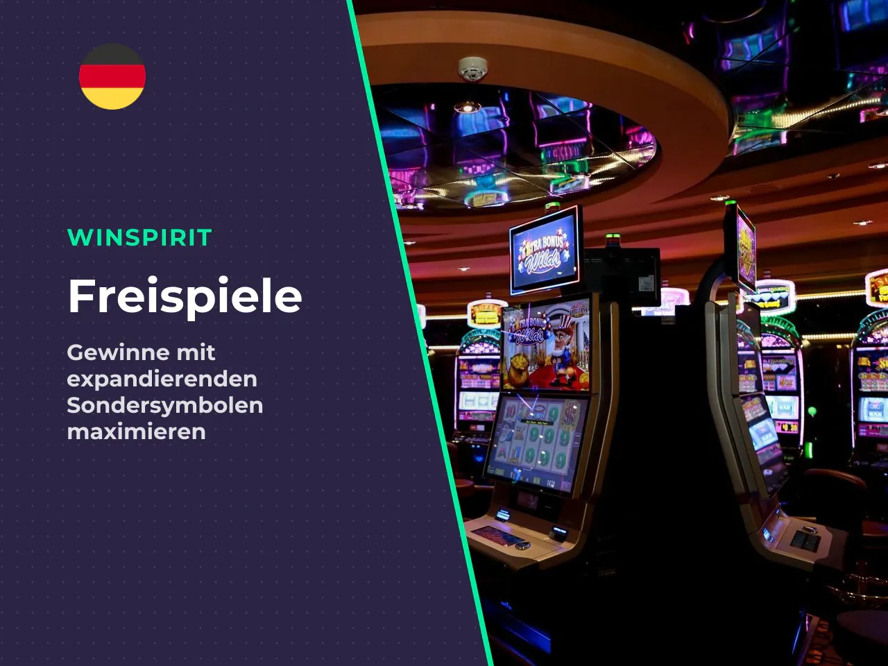 Freispiele mit expandierenden Symbolen. Landet das