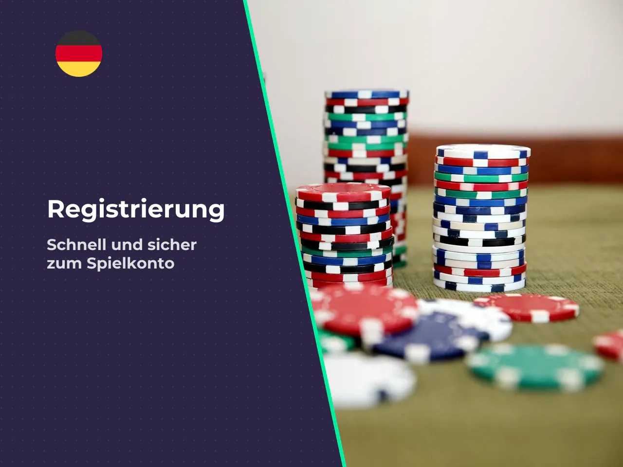 Registrierung und erste Einzahlung. Die Kontoerstellung