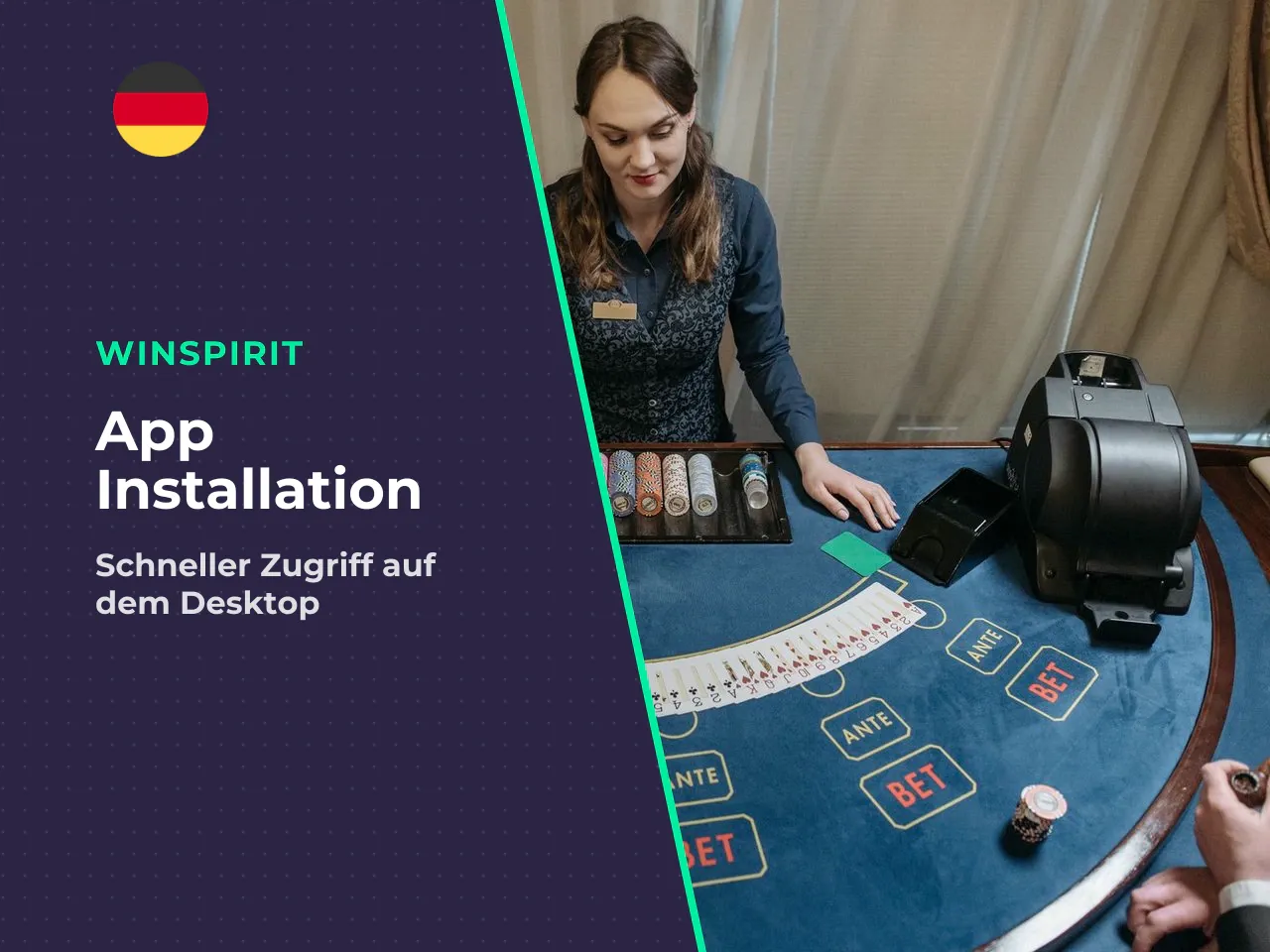 Winspirit PWA auf dem Desktop Windows