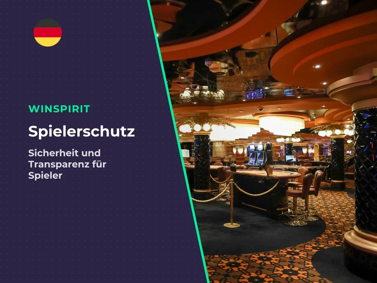 Sicherheit, Transparenz und Spielerschutz. Für die