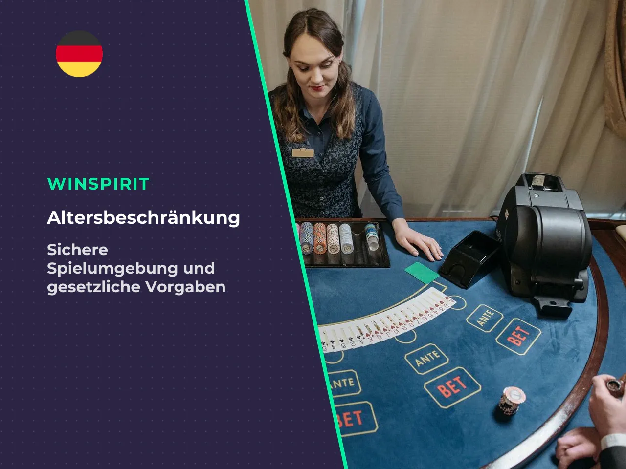 Für die Teilnahme an Glücksspiel gilt
